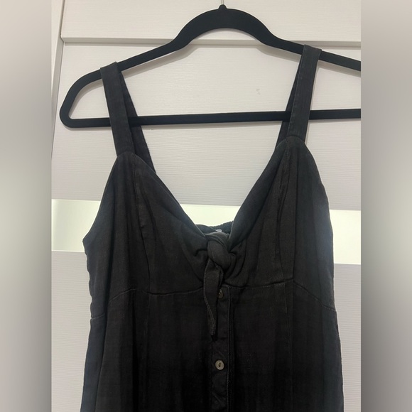 Splendid Dahlia Black button down maternity dress in size small - Picture 3 of 10